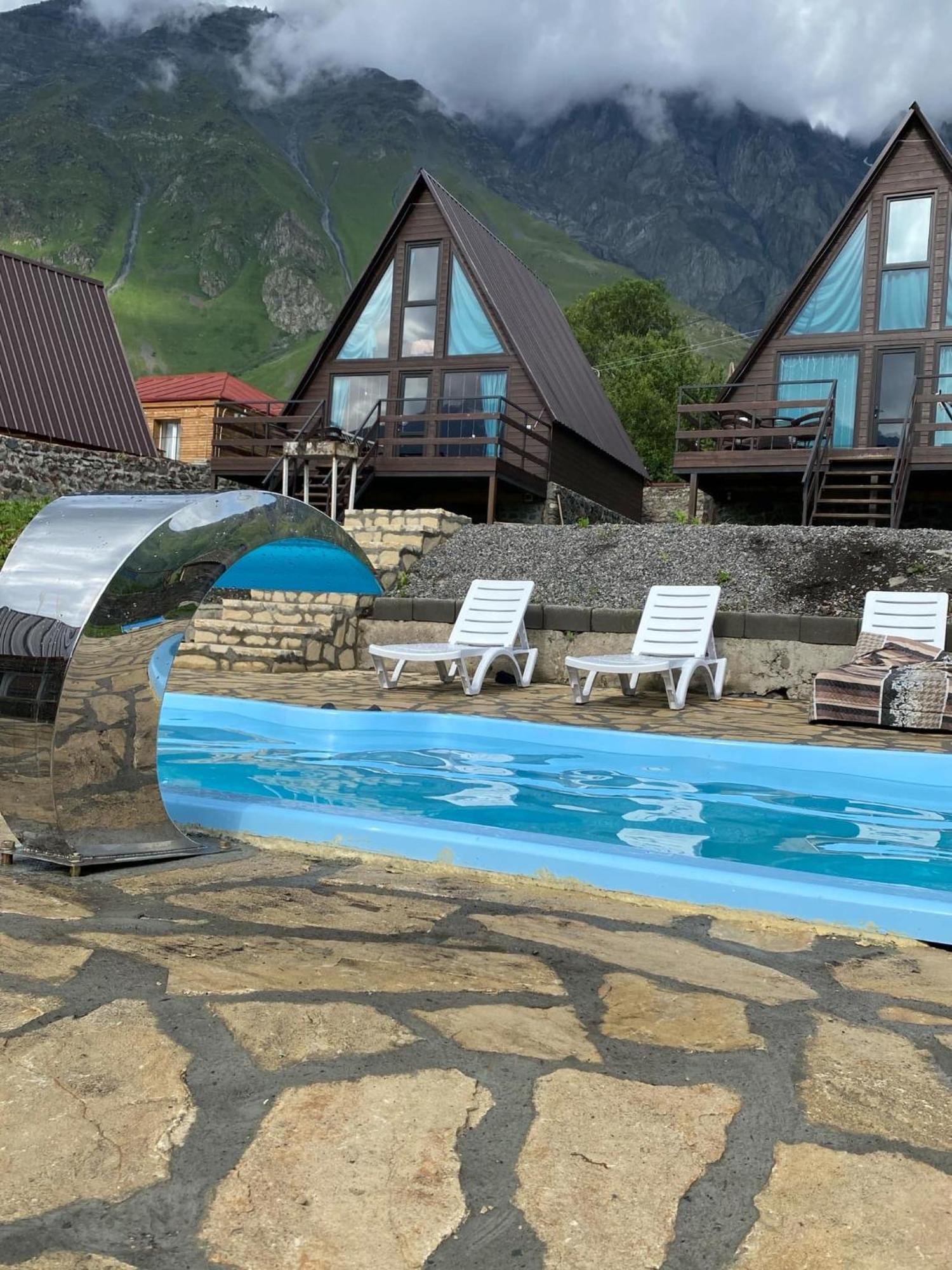 Morning Star Kazbegi Villa ภายนอก รูปภาพ